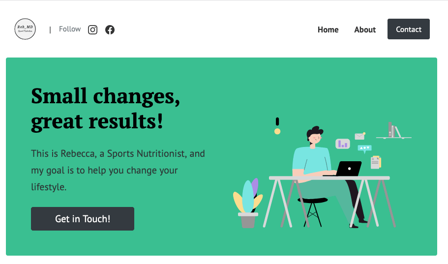 Sports Nutrition Website